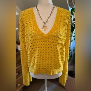Express open weave sweater